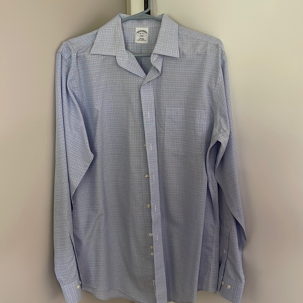 Brooks brothers 346 slim fit non iron button up shirt